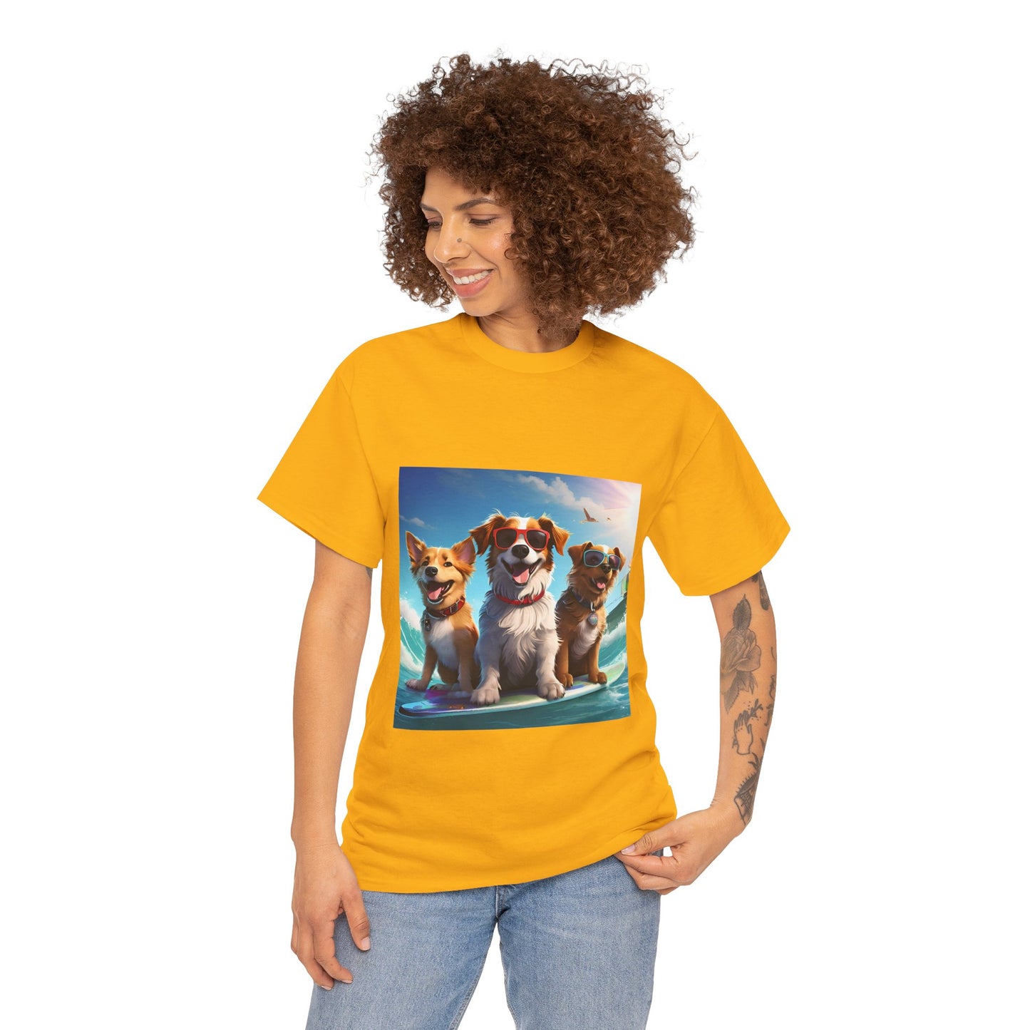 T-shirt - Hunde surfing