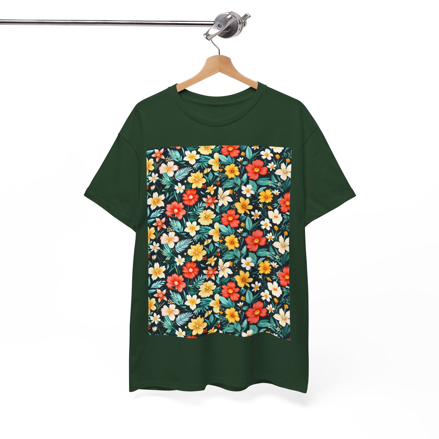 T-shirt - Blomster mønster