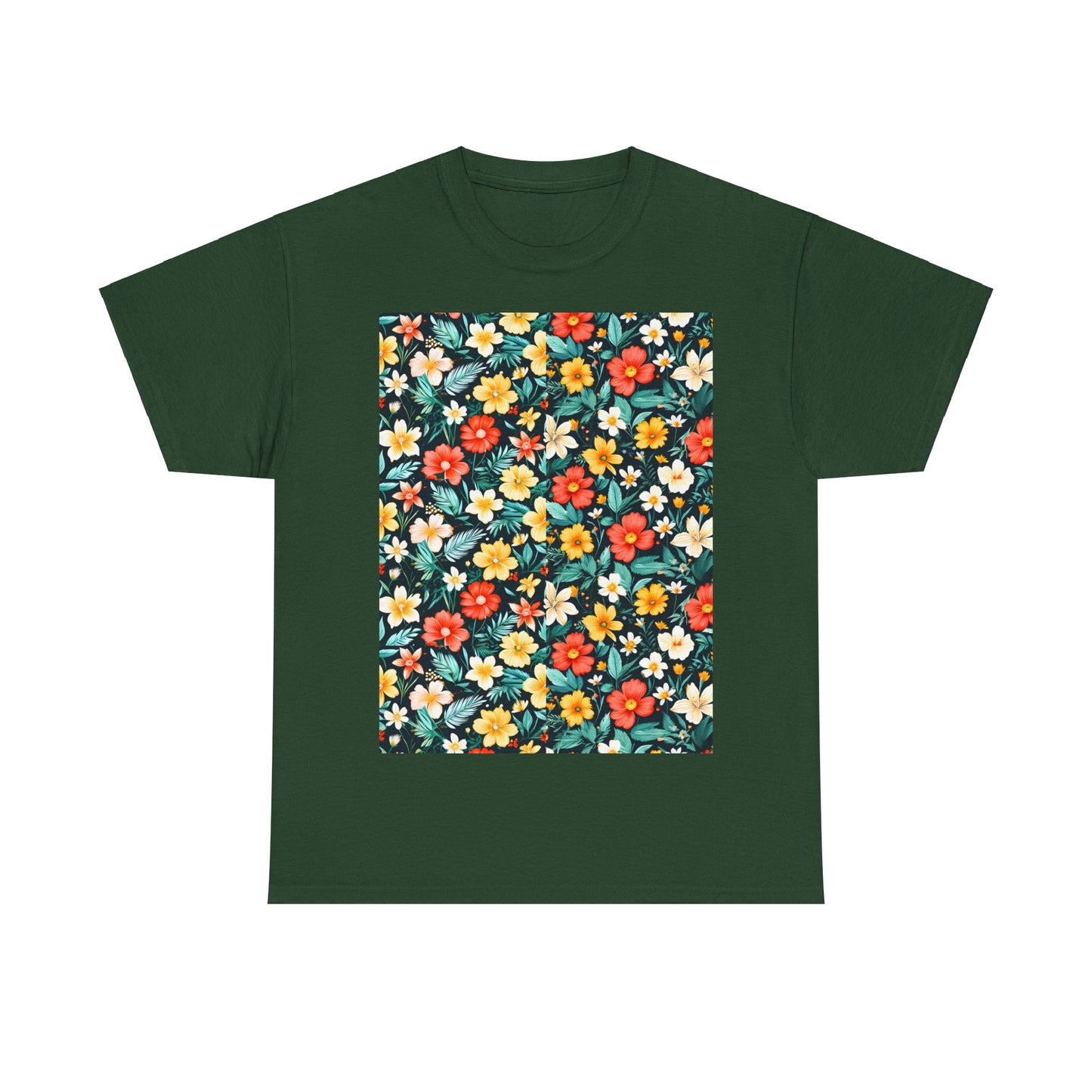 T-shirt - Blomster mønster
